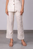 Alan Linen Tucks Pants - Ecru