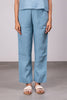 Alan Linen Tucks Pants - Icy Blue