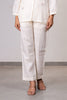 Alan Linen Tucks Pants - Off white
