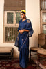 Phool bahar Saree - mayur Neela