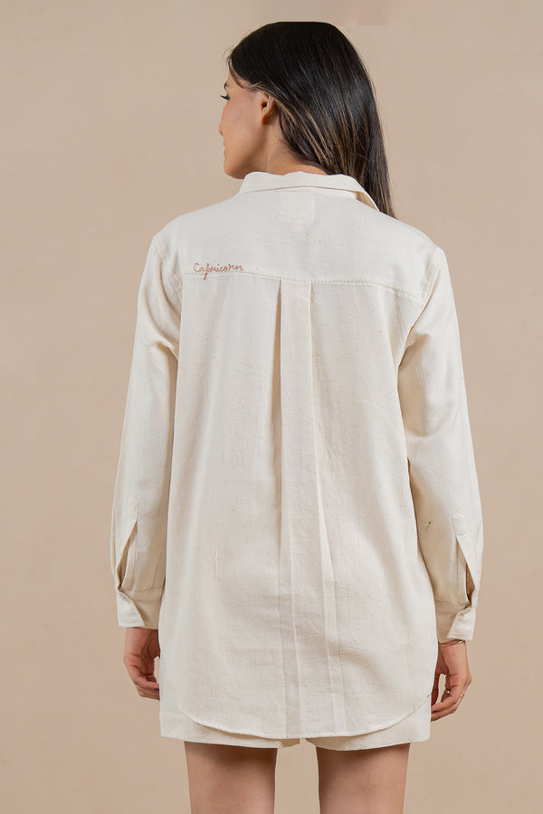 Capricorn Kala Cotton Shirt - Off white