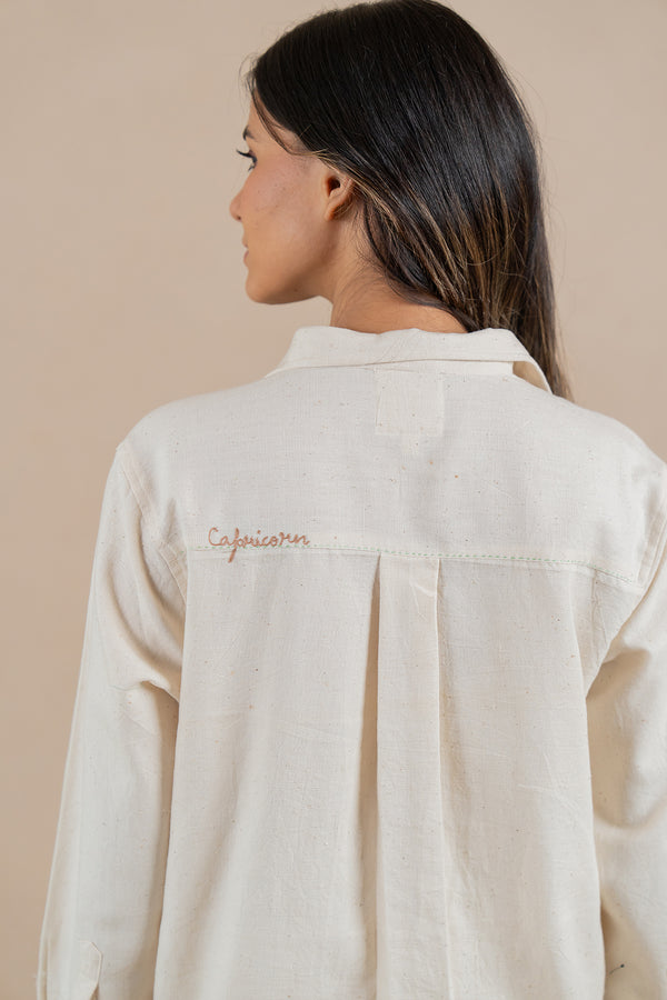 Capricorn Kala Cotton Shirt - Off white