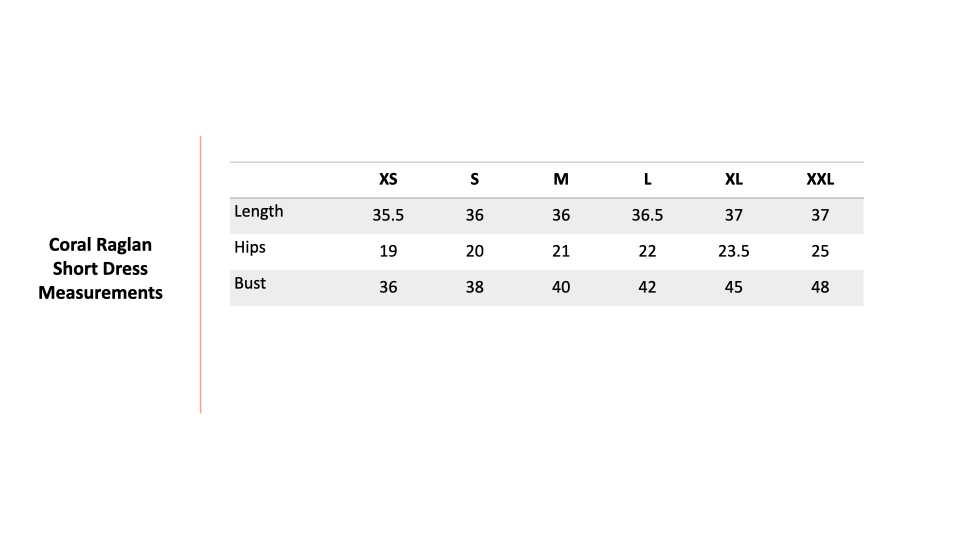 Size Chart 1
