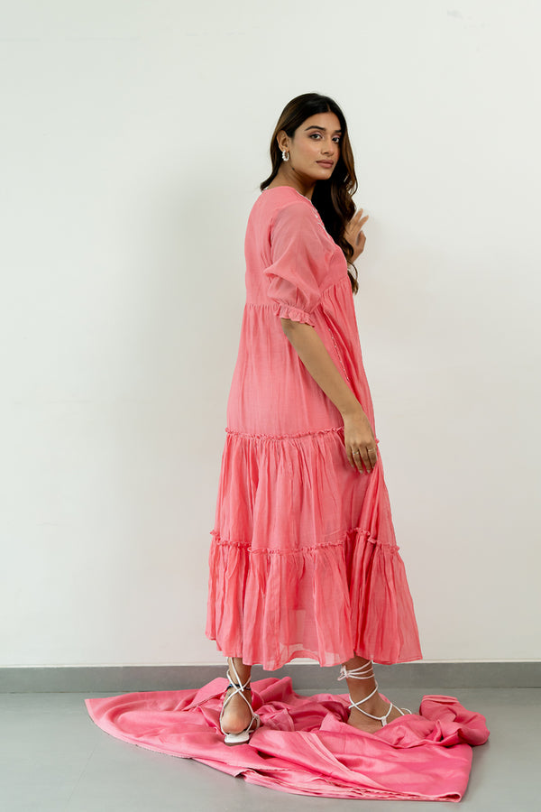 Chanderi-Meadow-Dress-Carnation-Pink-