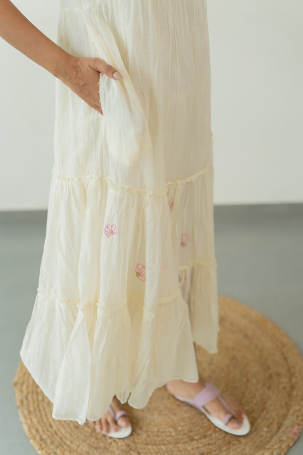 Chanderi-Meadow-Dress-Ivory-White-