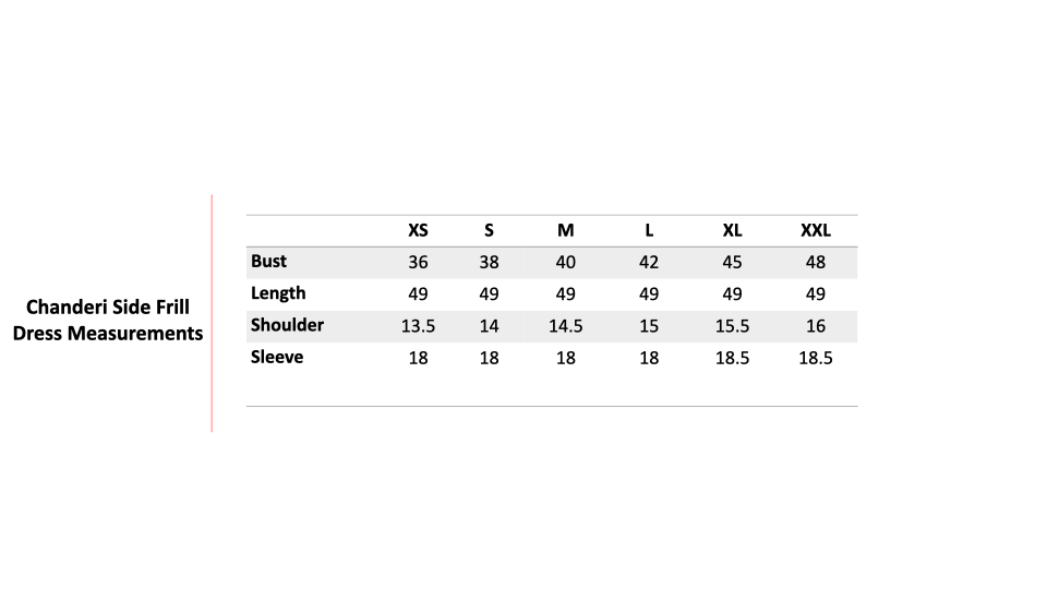 Size Chart 1