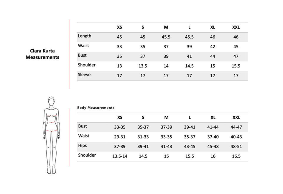 Size Chart 1