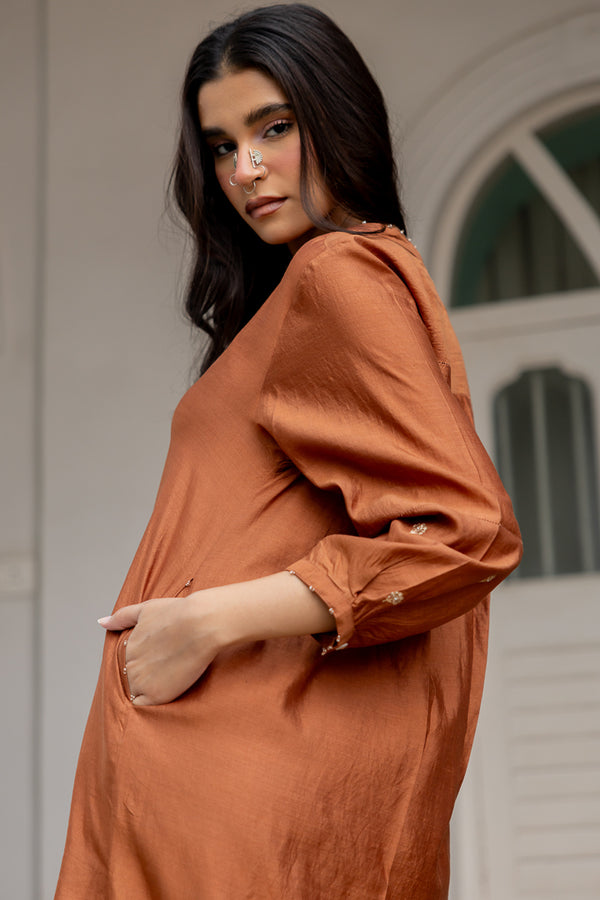 Lace kurta