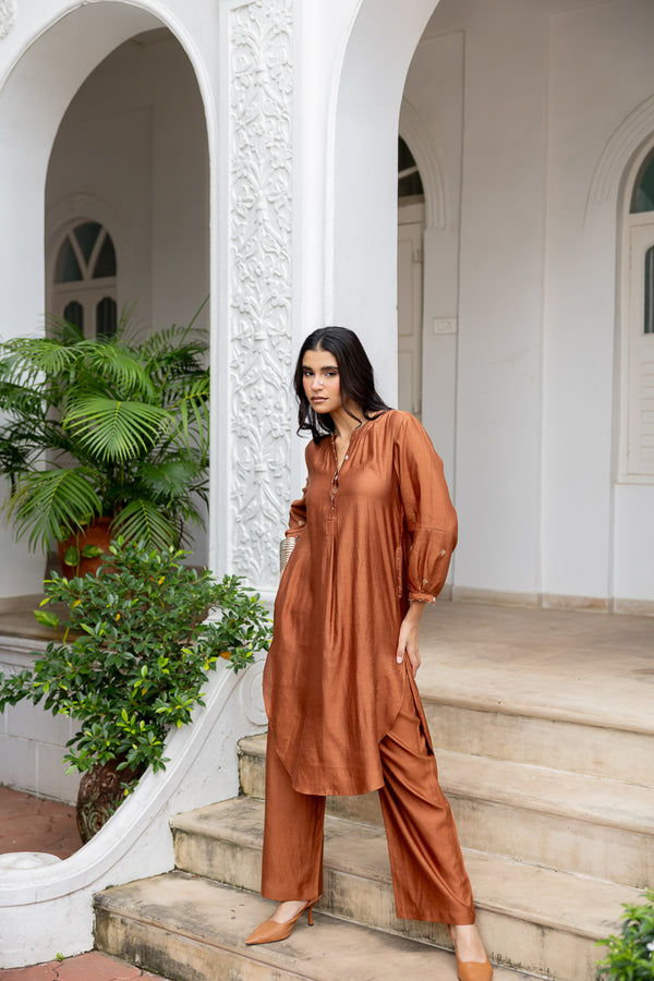 Lace kurta