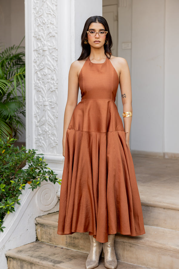 Halter neck dress