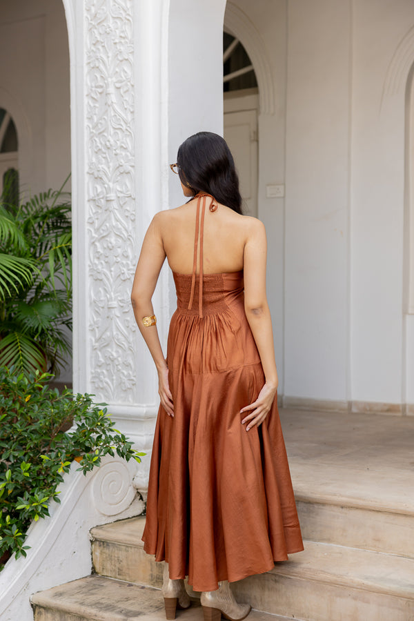Halter neck dress