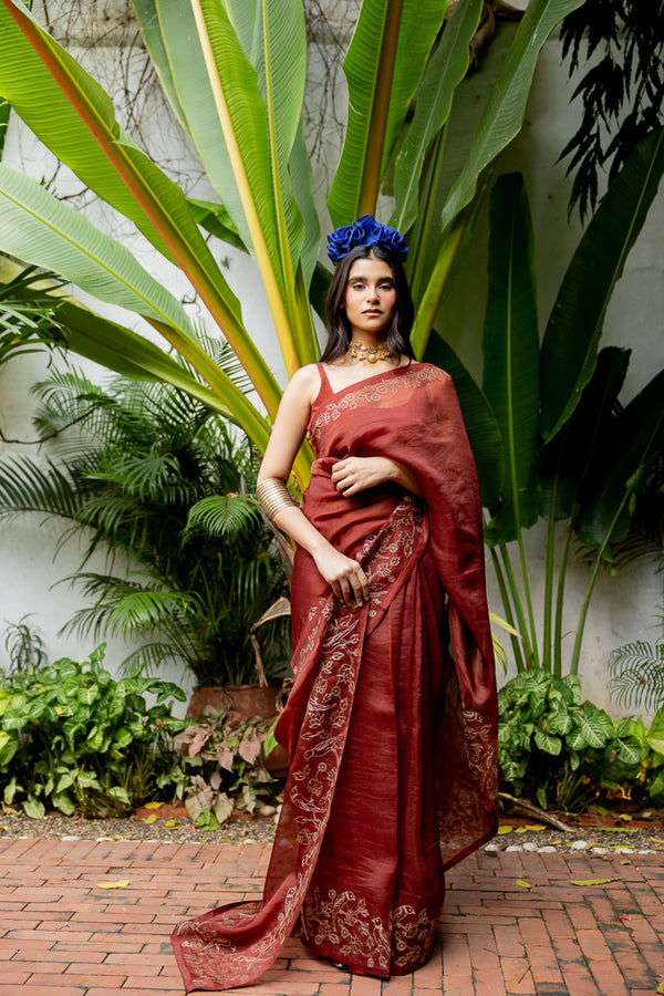 Maharani Saree - organza silk