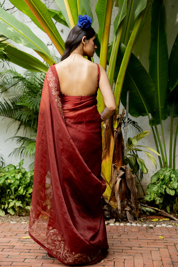Maharani Saree - organza silk