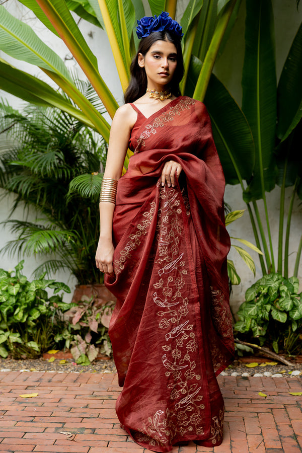 Maharani Saree - organza silk
