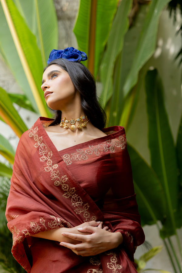 Maharani Saree - organza silk