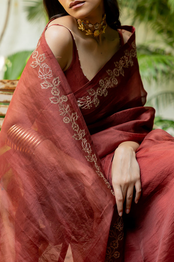 Maharani Saree - organza silk