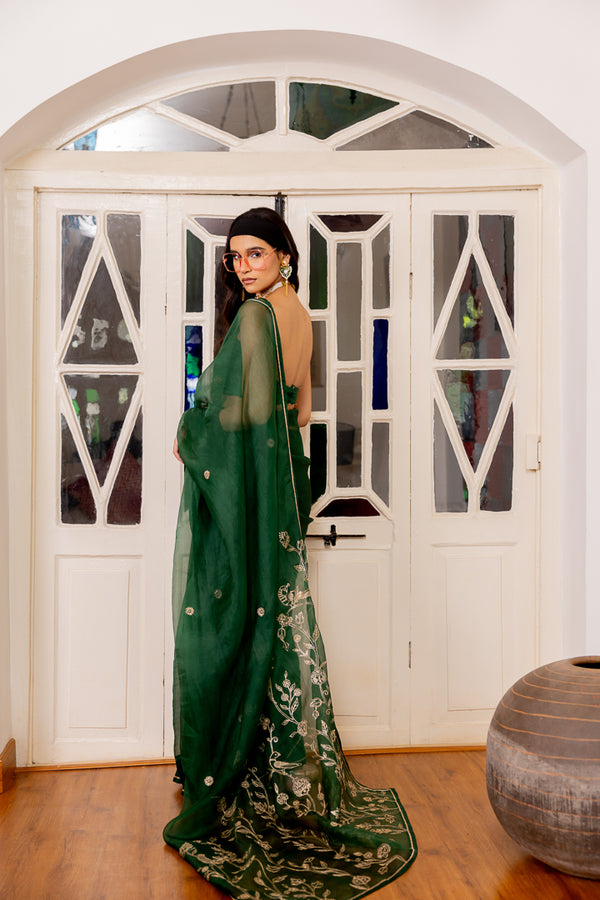 Pankhuri saree- Organza silk