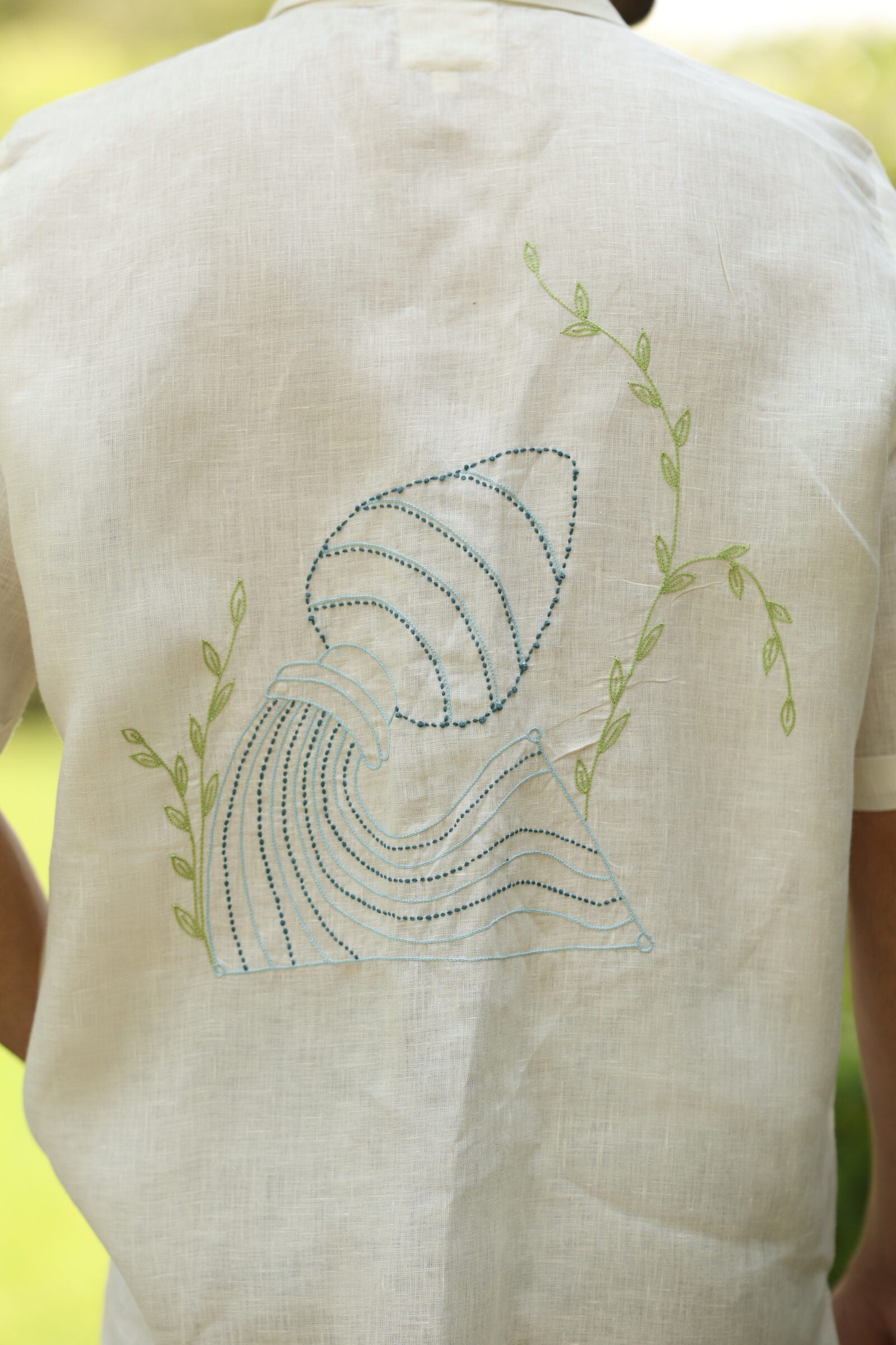 Aquarius Linen Shirt - Off- White