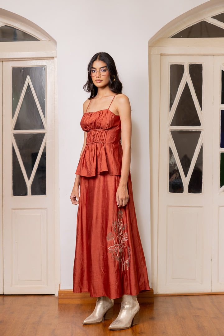Silk skirt