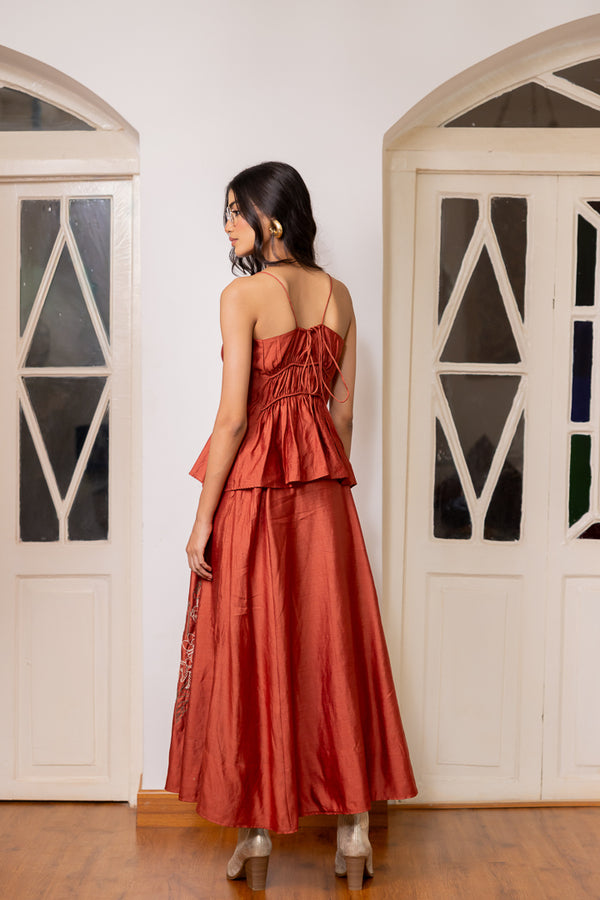 Silk skirt