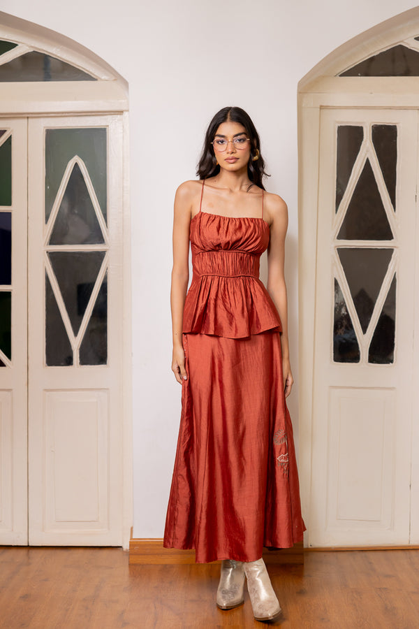 Silk skirt