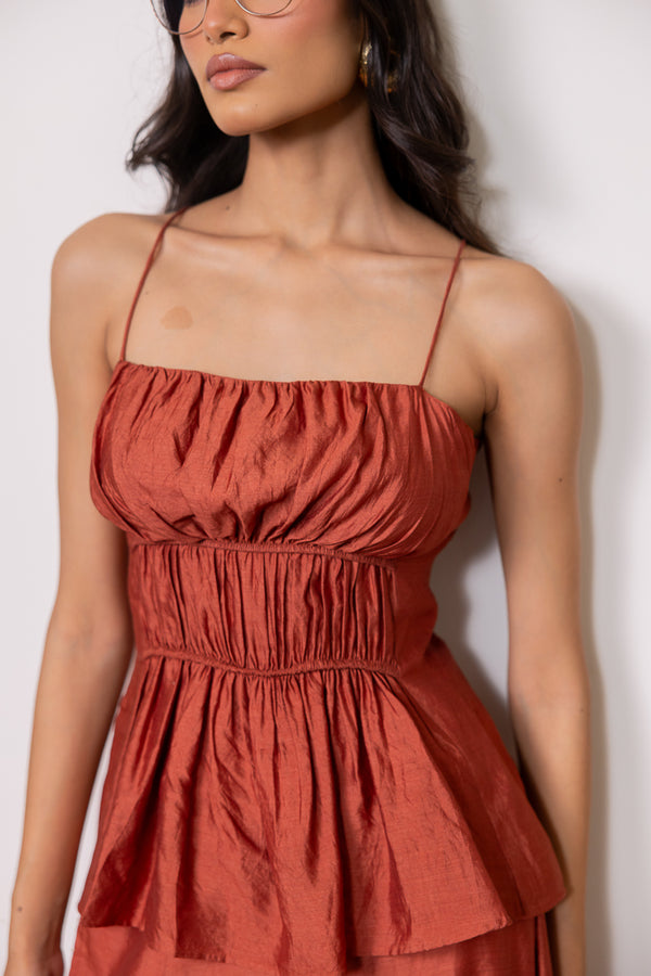 Noodle strap top