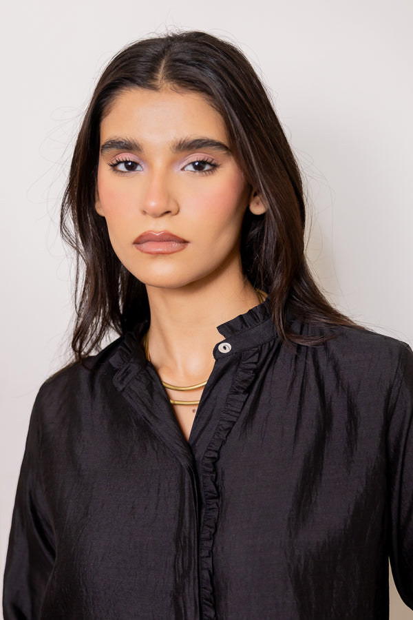 Ruffled shirt