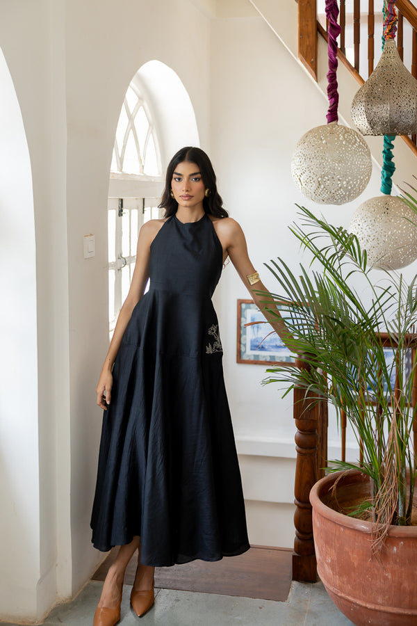 Halter neck dress