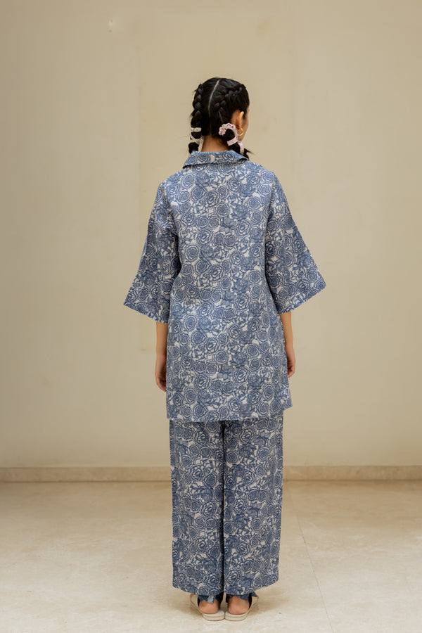 Linen Banaras Bloom Pant