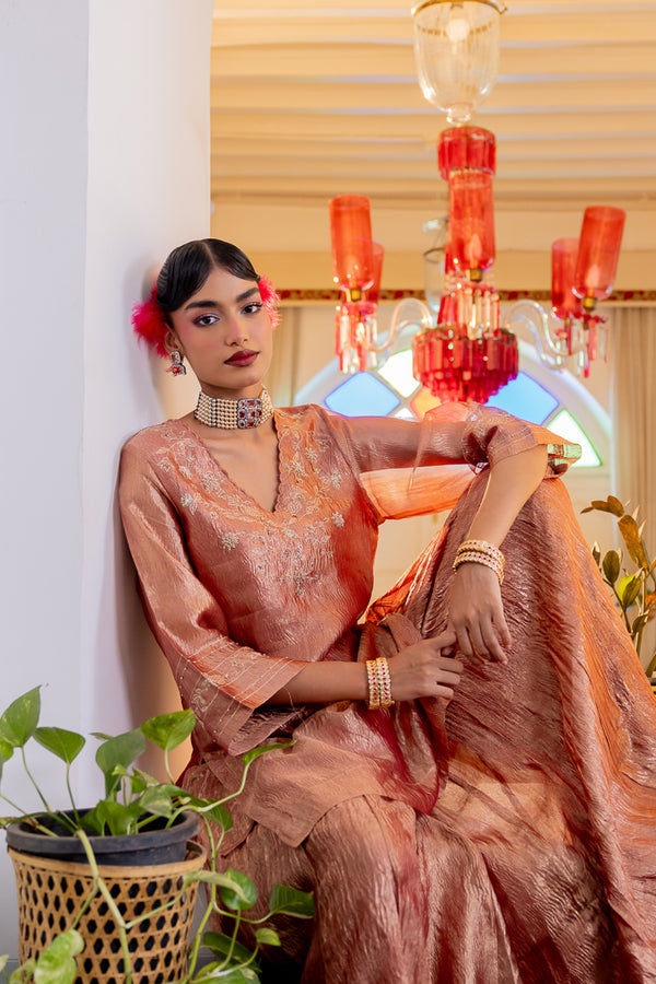 Chandni Sharara Kurta Set