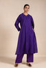 Madhurima Silk Kurta Set - Purple