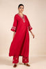 Rajrani Silk Kurta Set - Red