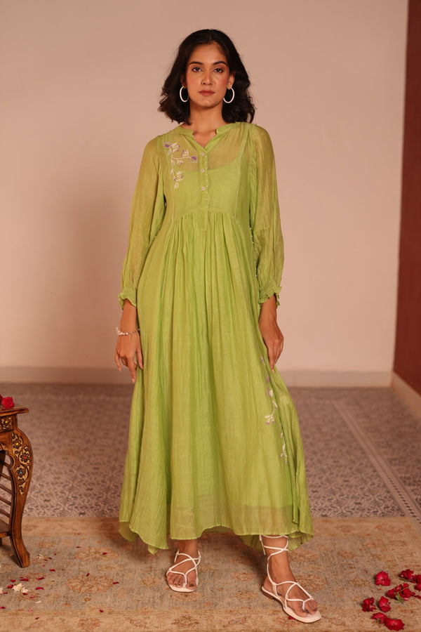 Pushp chanderi dress