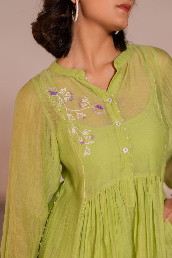 Pushp chanderi dress
