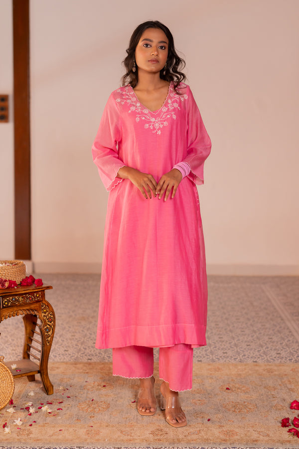 Anar jaal kurta set