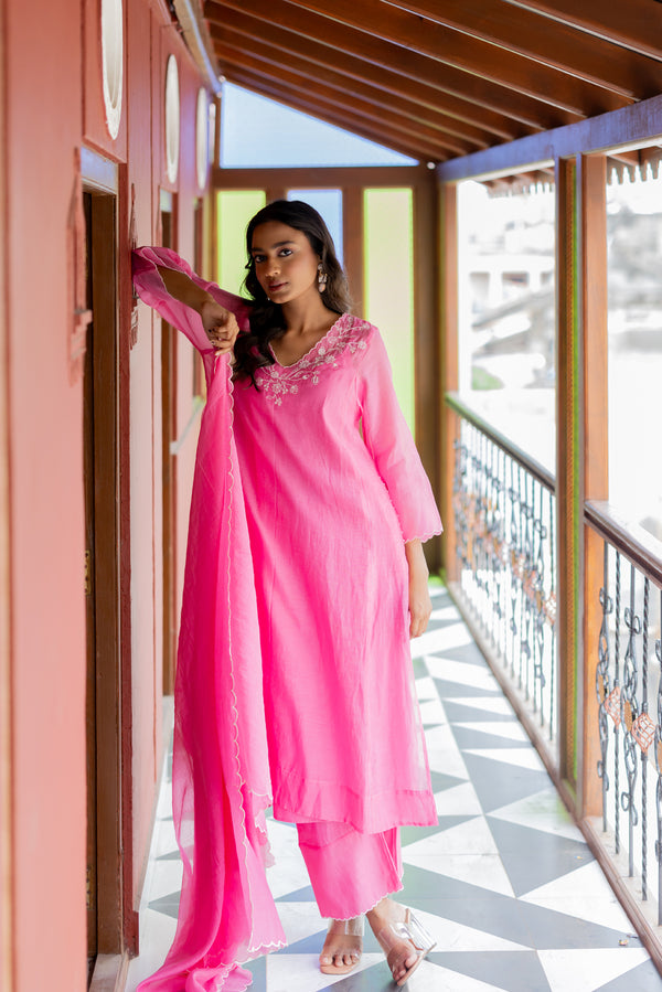 Anar jaal kurta set