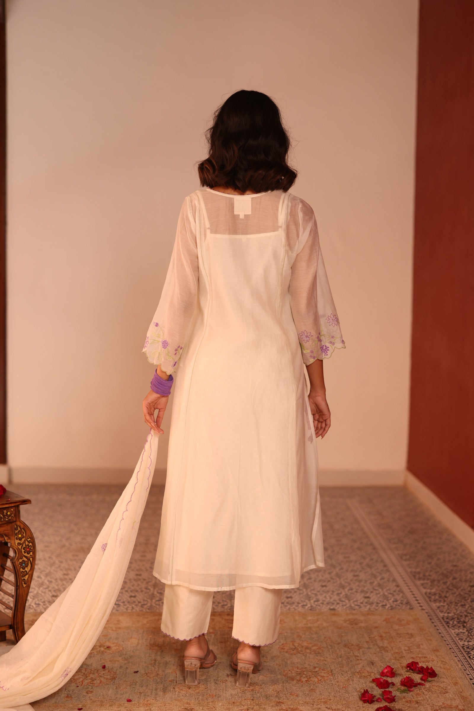 Pintuck kurta set
