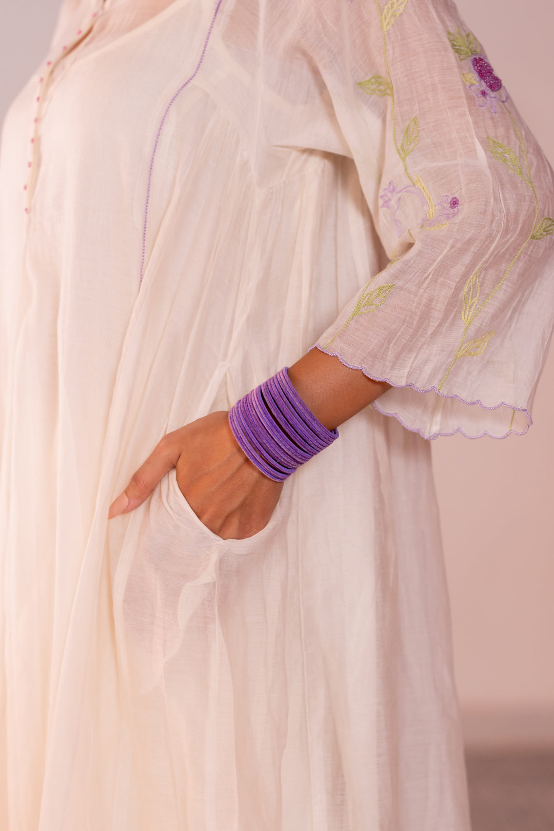 Side kali kurta set