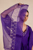 Chandrika Organza Dupatta - Purple
