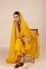 Rukmani Organza Dupatta - Yellow