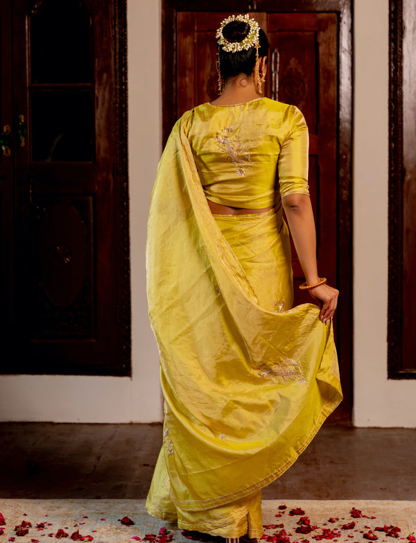 Mayur butta saree