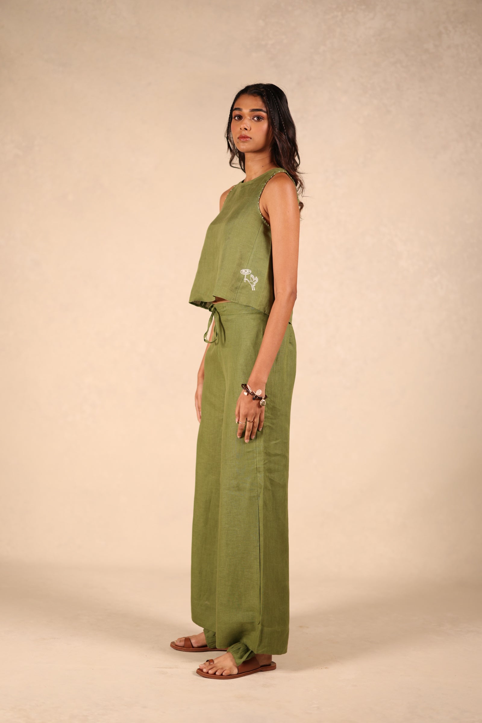 Linen Flare pants