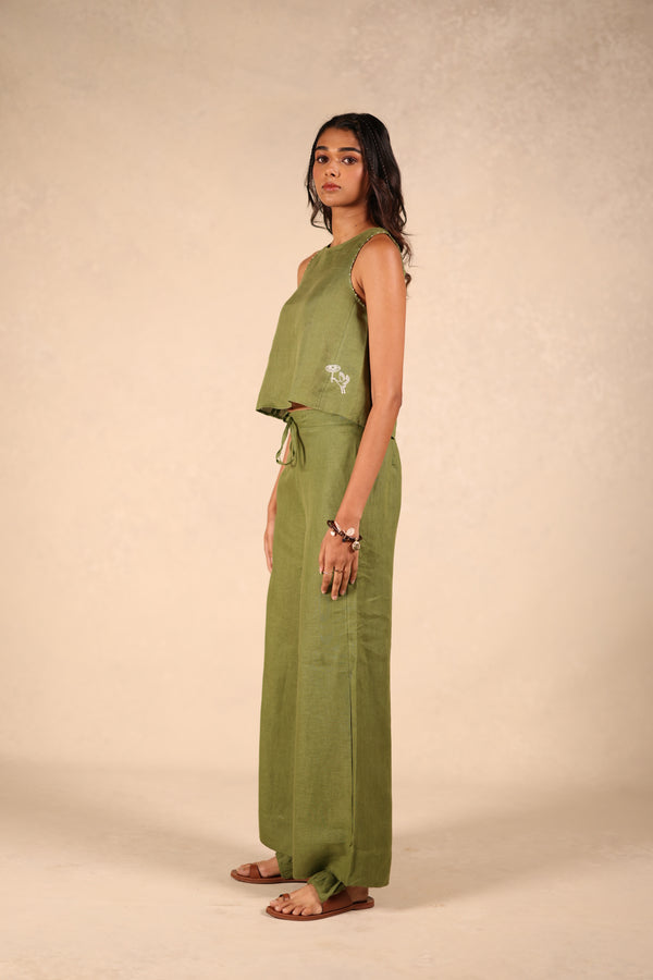 Linen Flare pants