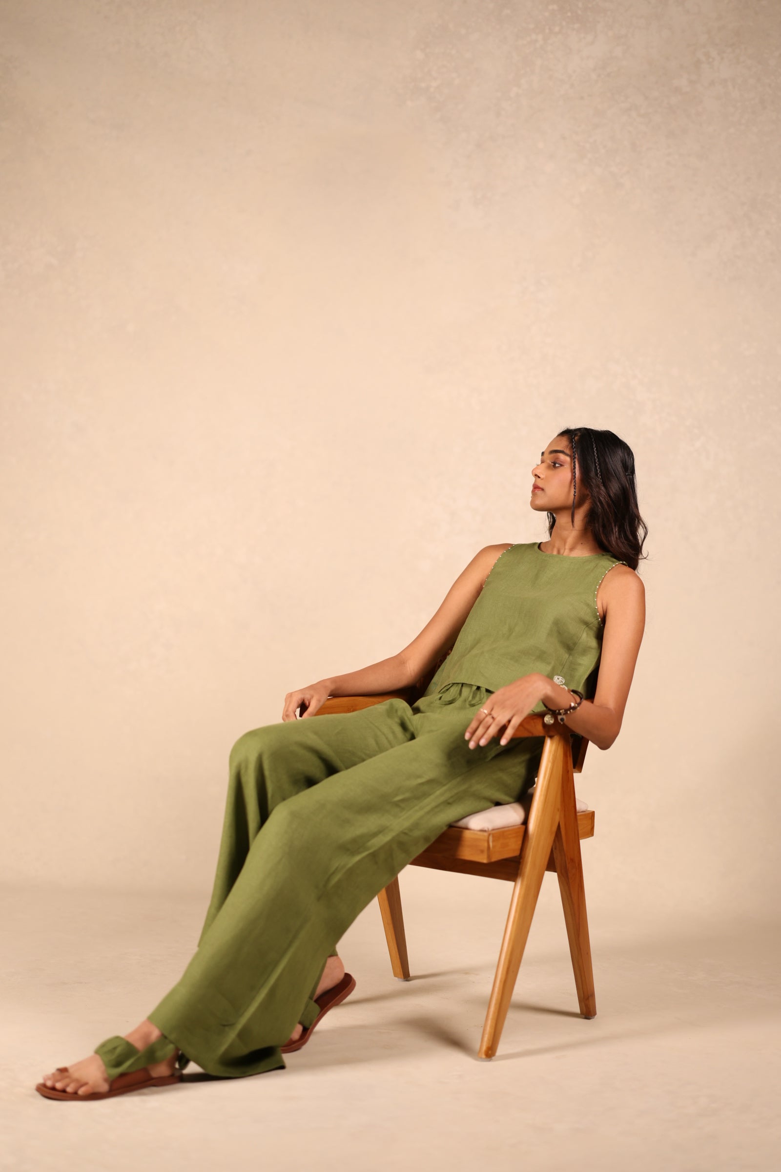 Linen Flare pants
