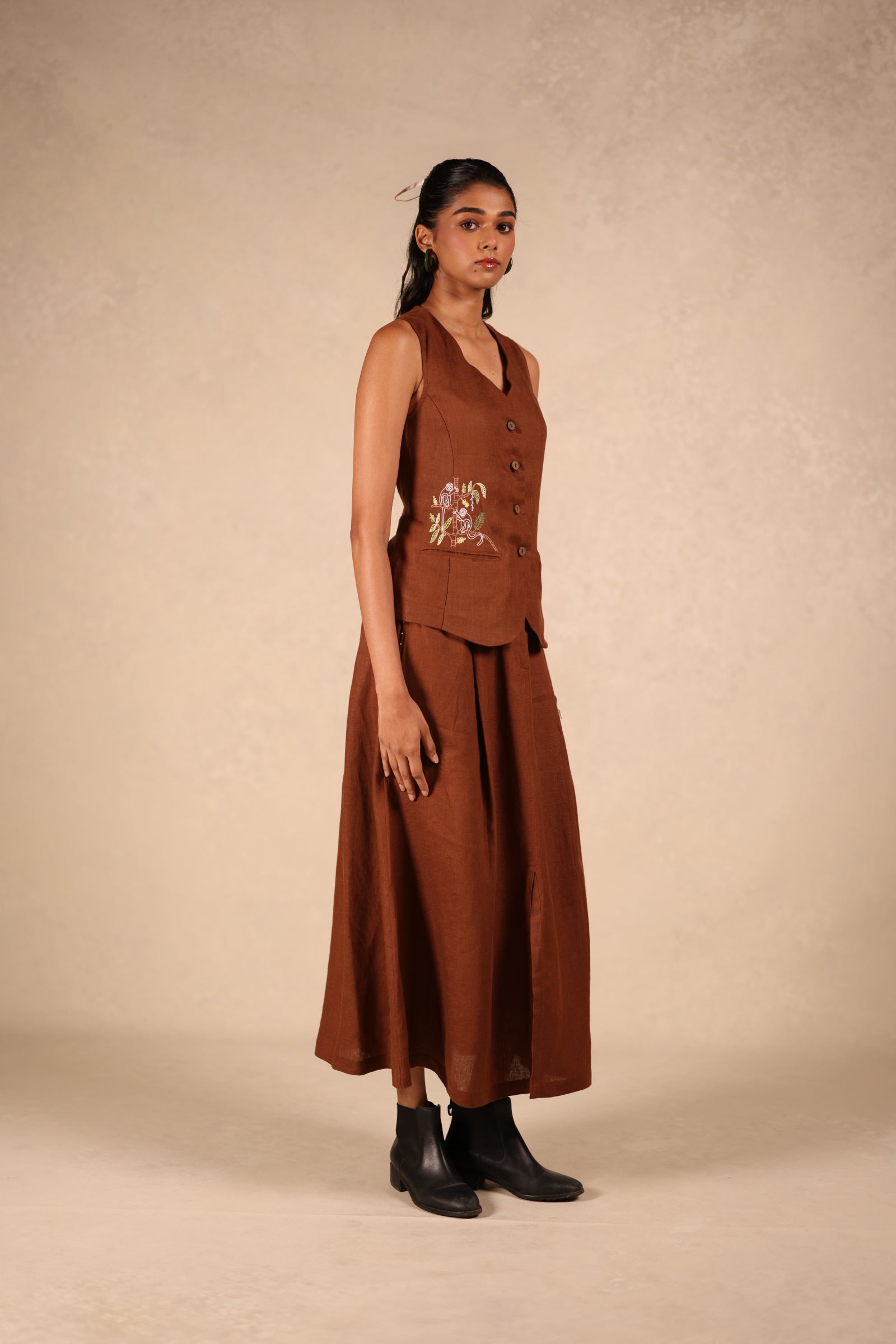 Linen Bagh Vest
