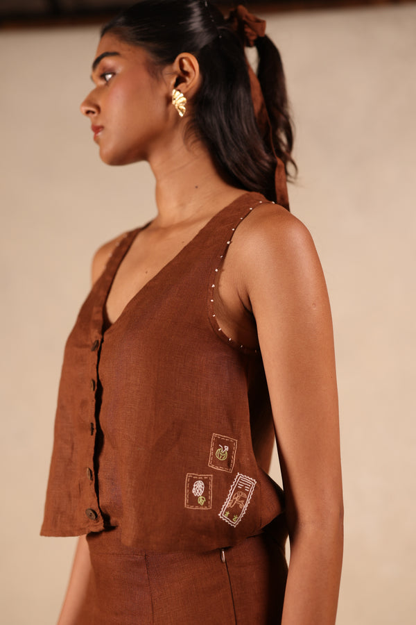 Linen Vest