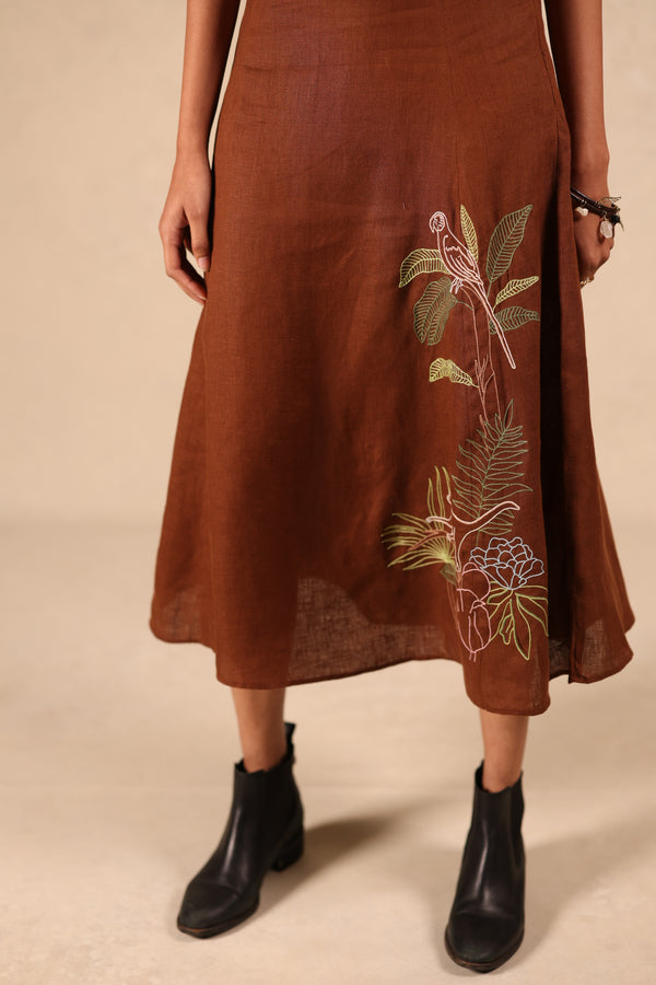 Linen skirt