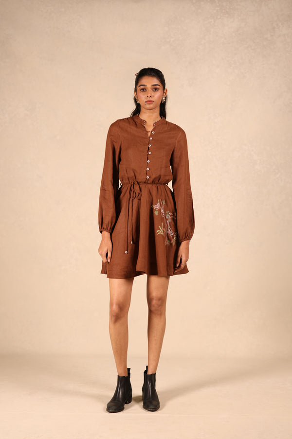 Drawstring dress