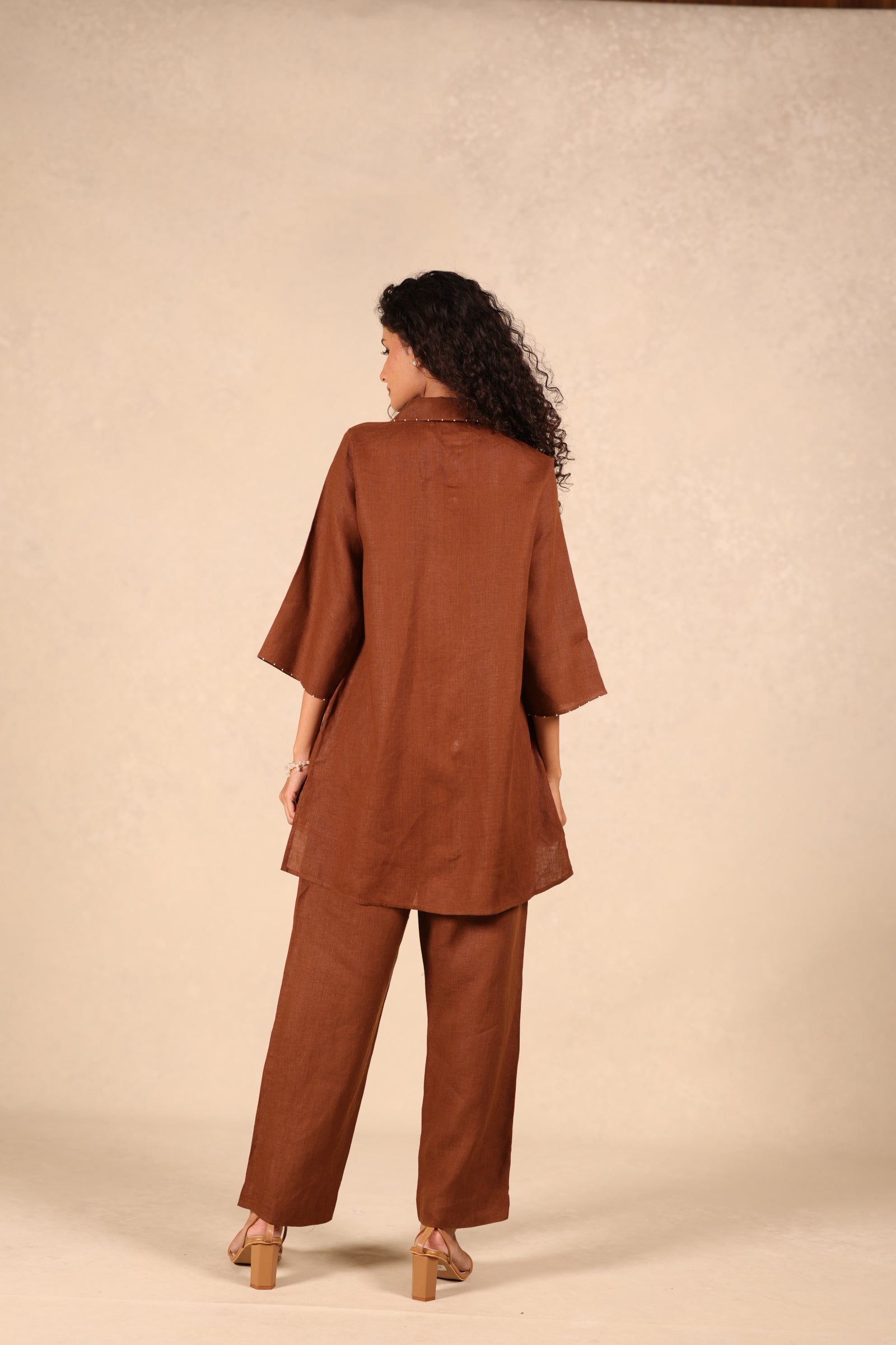 Linen Tucks Pant