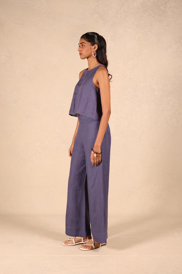 Linen Flared Pants